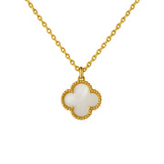 Aurora Clover Necklace/ Golden Clover Necklace